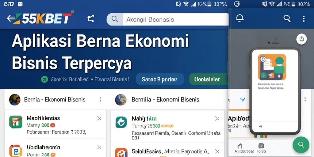Tampilan antarmuka 55KBET yang informatif dan menarik.