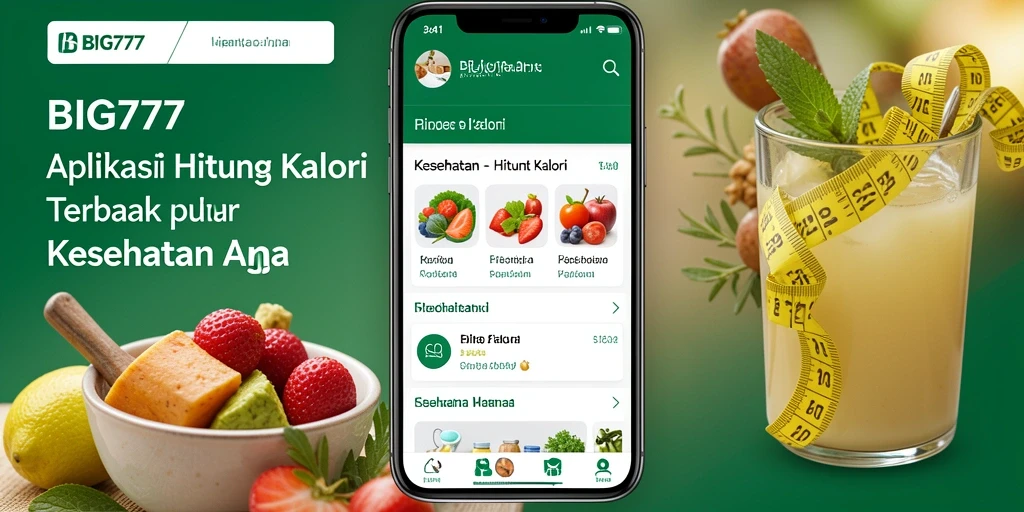 Screenshot antarmuka aplikasi BIG777 yang menampilkan fitur Hitung Kalori secara efektif.