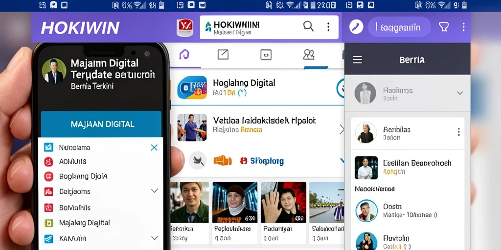Tampilan antarmuka HOKIWIN yang menarik dan informatif.