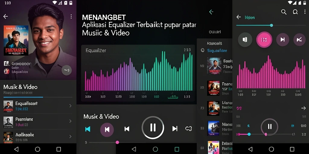Tampilan antarmuka aplikasi MENANGBET yang intuitif untuk pengaturan equalizer.
