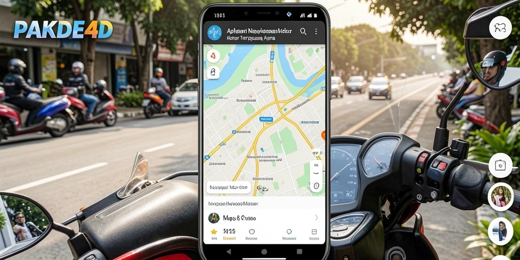 Antarmuka PAKDE4D yang menampilkan pemetaan rute dan informasi cuaca.