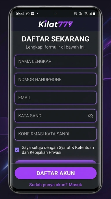Panduan Lengkap Registrasi Akun kilat777 untuk Pengguna