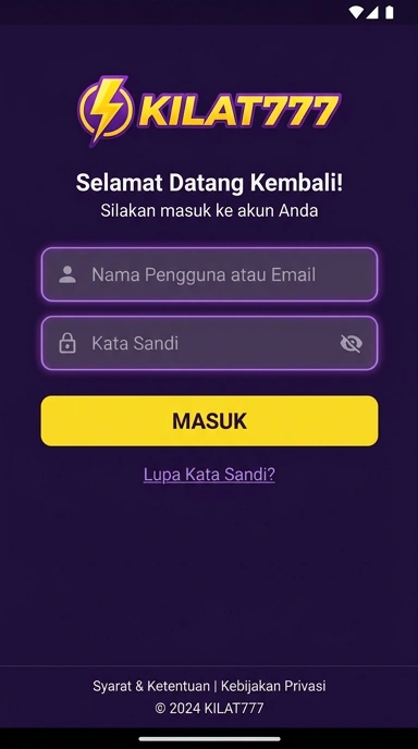 Masuk ke Akun Kilat777 dengan Mudah dan Cepat
